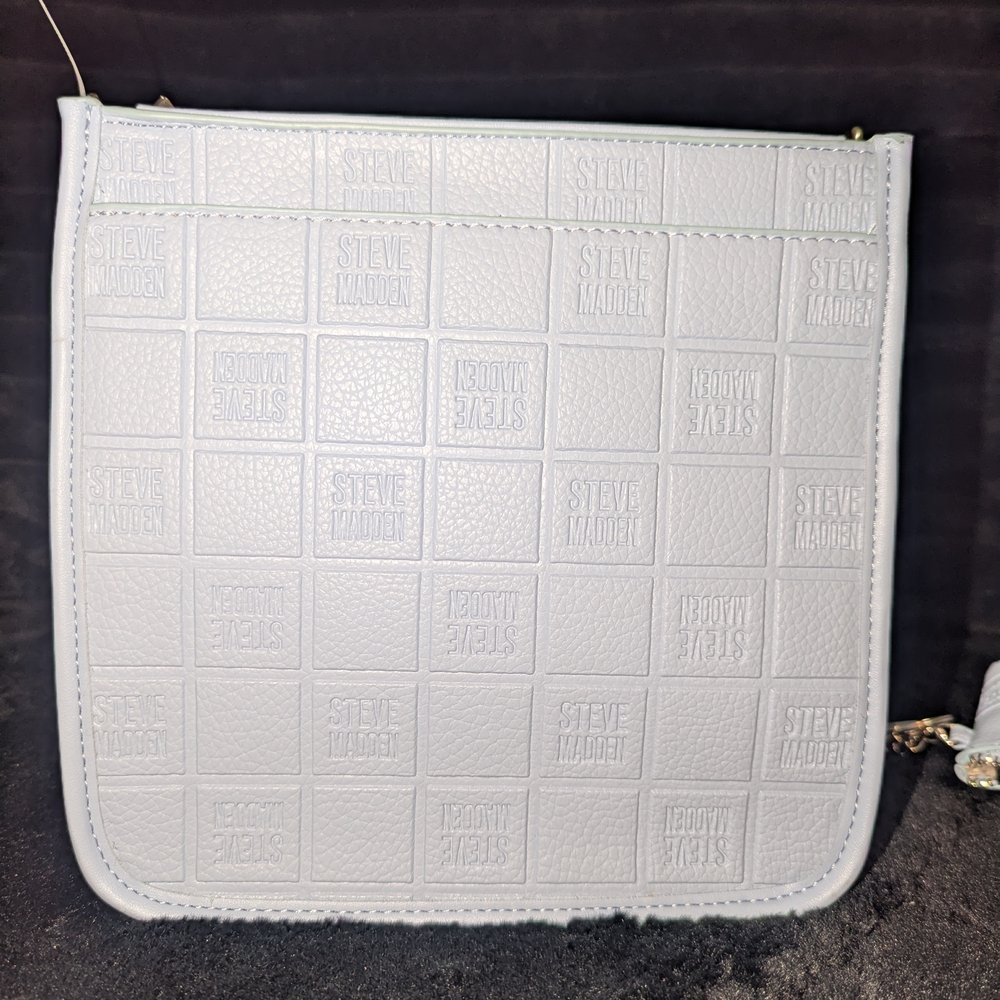 Steve Madden Light Blue Embossed Crossbody Bag Set - Picture 6 of 11